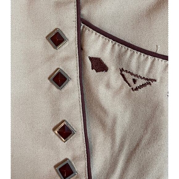 Scully Western Cowboy Embroidered Shirt USA Country Rodeo Top - Picture 9 of 14